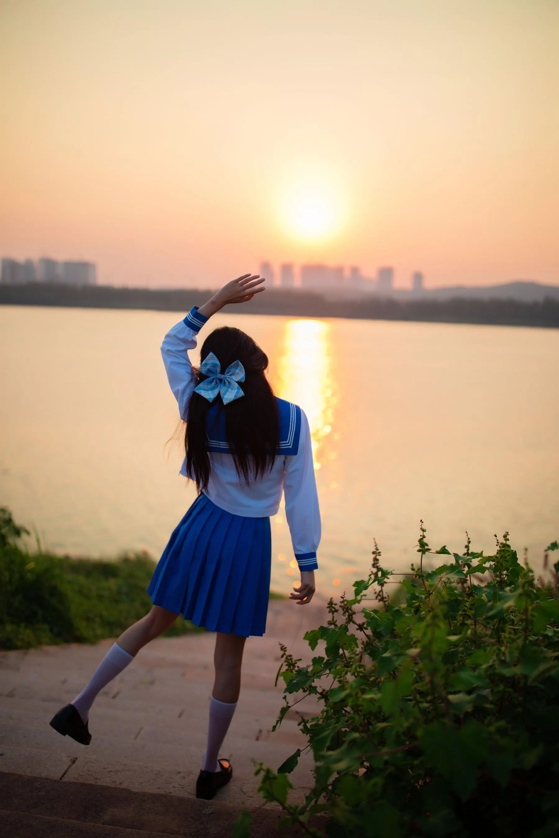 [YITUYU艺图语]2022.02.02 JK少女 一只橙子 [48P]插图2